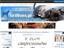 Tablet Screenshot of griffons.pl